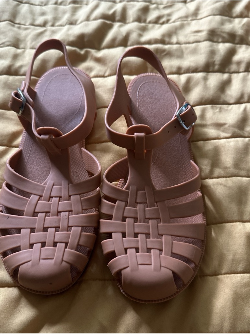 ASOS Blush Pink Woven Slingback Sandals